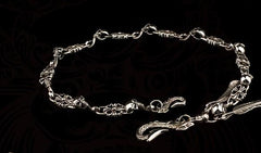 Brass Silver biker Tibetan wallet Chains for chain wallet biker wallet trucker wallet