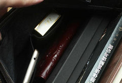 Black Cool Leather Messenger Bag Handbag Shoulder Bag For Men - imessengerbags