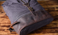 Canvas Mens Cool Backpack Bag Sling Bag Large Travel Bag Hiking Bag for Men - imessengerbags