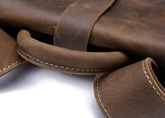 Vintage Leather Mens Cool Backpack Large Travel Bag Hiking Bag for men