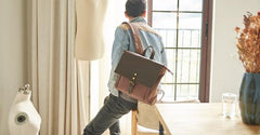 Cool Mens Canvas Backpack Canvas Travel Bag Canvas School Bag for Men - imessengerbags