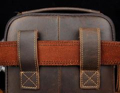 Vintage Mens Leather Side Bag Belt Pouch Holster Belt Case Waist Pouch for Men - imessengerbags