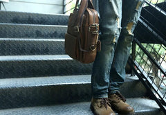 Cool Leather Mens Small Handbag Messenger Bag Shoulder Bag for men - imessengerbags