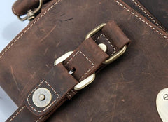Vintage Leather Mens Handbag Briefcase Messenger Bag for men - imessengerbags