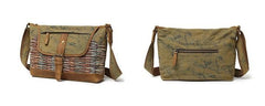 Mens Canvas Rustic Side Bag Messenger Bag Camera Courier Bag Shoulder Bag for Men