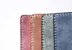 Vintage Bifold Leather Men Small Wallet Wallet for Men - imessengerbags