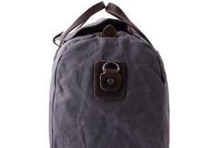 Mens Waxed Canvas Weekender Bags Canvas Travel Bag Canvas Overnight Bag for Men