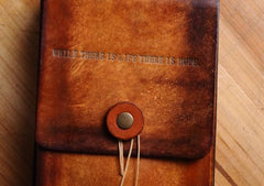 Handmade Leather Belt Pouch Mens Waist Bag CIGARETTE Pouch for Men