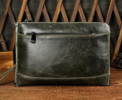 Large Leather Mens Wristlet Bag Wristlet Wallet Side Bag Clutch Wallet for Men - imessengerbags