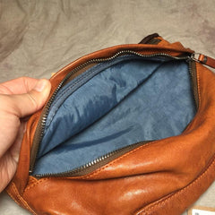 Cool Leather Mens FANNY PACK MENS WAIST BAG HIP PACK BELT BAG FOR MEN - imessengerbags