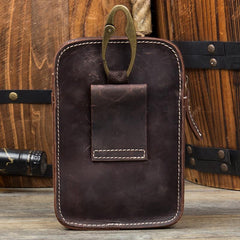 Leather Belt Pouch Mens Small Cases Waist Small Bag for Men - imessengerbags