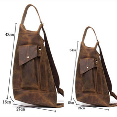 Leather Mens Cool Sling Bag Crossbody Bag Chest Bag for men - imessengerbags