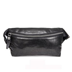 Leather Mens Fanny Pack Waist Bag Hip Pack Belt Bag Bumbag for Men