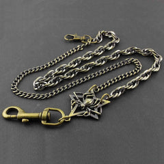 Metal Brass Spider Wallet Chain Cool Punk Rock Biker Trucker Wallet Chain Trucker Wallet Chain for Men - imessengerbags