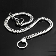 Solid Stainless Steel Skull Wallet Chain Cool Punk Rock Biker Trucker Wallet Chain Trucker Wallet Chain for Men