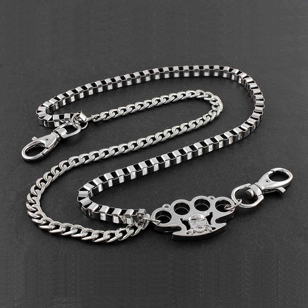 Solid Stainless Steel Wallet Chain Cool Punk Rock Biker Trucker Wallet Chain Trucker Wallet Chain for Men - imessengerbags