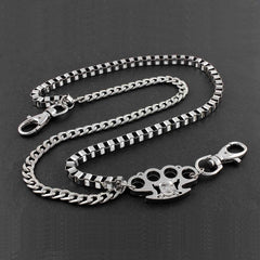 Solid Stainless Steel Wallet Chain Cool Punk Rock Biker Trucker Wallet Chain Trucker Wallet Chain for Men - imessengerbags