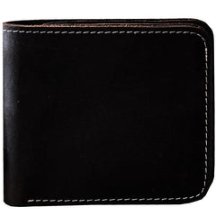 Vintage Leather Mens Small Wallet Bifold Wallet for Men - imessengerbags