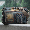 Denim Blue Mens Casual Side Bag Messenger Bag Jean Blue Postman Bags Courier Bag For Men - imessengerbags