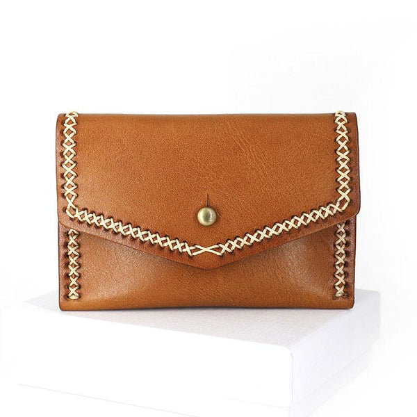 Vintage Leather Mens Card Wallet Change Wallet Coin Wallet Front Pocket Wallet for Men - imessengerbags