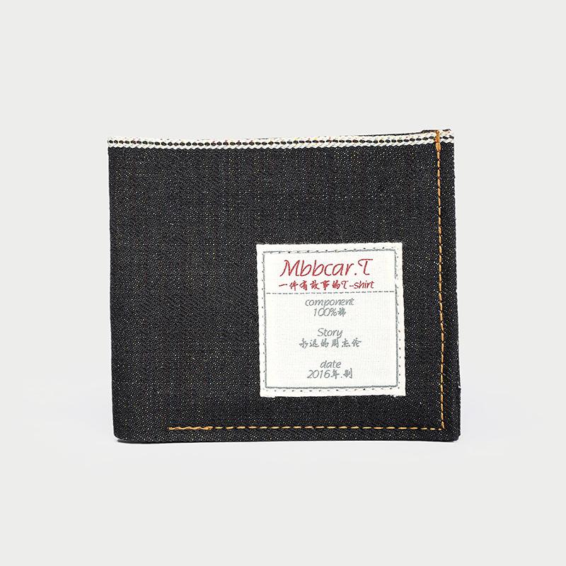 Cool Denim Mens Jean billfold Small Wallets Bifold Multi Small Wallets For Men - imessengerbags