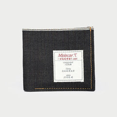 Cool Denim Mens Jean billfold Small Wallets Bifold Multi Small Wallets For Men - imessengerbags