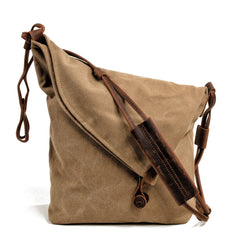 Cute Canvas Womens Mens Pink Side Bag Shoulder Bag Blue Messenger Bag For Men - imessengerbags