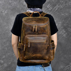 Brown Leather Mens 14
