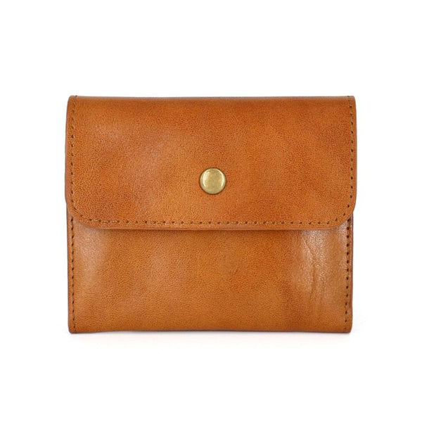 Leather Mens Front Pocket Wallet Card Wallets Slim Small Change Wallets for Men - imessengerbags