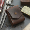 Brown Handmade Leather Mens Zippo Lighter Case With Belt Loop Zippo  Standard Lighter Holders For Men