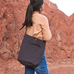 Mens Canvas Gray Cool Bucket Courier bag Messenger Bag Canvas Side Bag for Men - imessengerbags