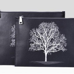 Handmade Leather Mens Clutch Cool Slim Wallet Zipper Clutch Wristlet Wallet for Men - imessengerbags