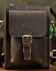 Leather Belt Pouch for Men Waist Bag Cell Phone Holsters BELT BAG Shoulder Bags For Men