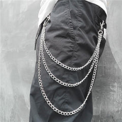 Badass Punk Mens Long Three Layer Jeans Chain Jean Chain Pants Chain W –  imessengerbags