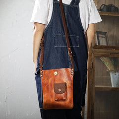 Vintage Tan Handmade LEATHER MEN'S Side BAG Courier Bag MESSENGER BAG Black Leather Postman BAG FOR MEN - imessengerbags