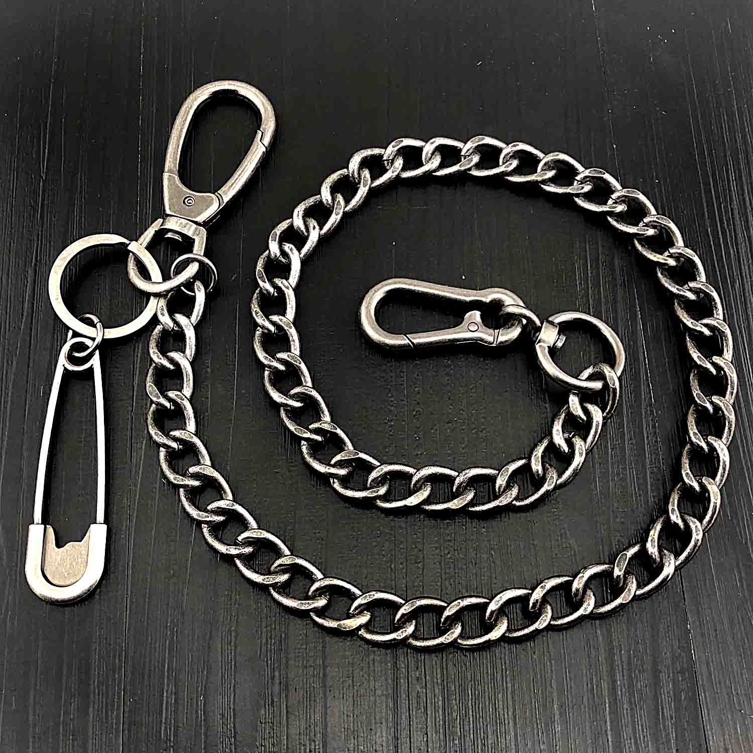 Cool Silver Mens STAINLESS STEEL Pants Chain Fashion Womens Jeans Chain Jean Chain Wallet Chain For Men - imessengerbags