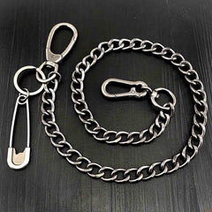 Cool Silver Mens STAINLESS STEEL Pants Chain Fashion Womens Jeans Chain Jean Chain Wallet Chain For Men - imessengerbags