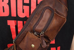 Leather Belt Bag Mens Fanny Back Waist Bag Fanny Bags For Men