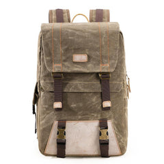 Green CANVAS WATERPROOF MENS 15'' CANON CAMERA BACKPACK LARGE NIKON CAMERA BAG DSLR CAMERA BAG FOR MEN - imessengerbags