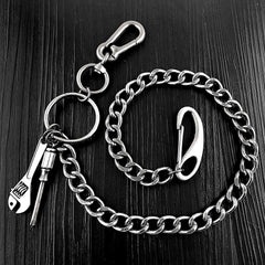 Cool Silver Mens Womens Pants Chain Long Biker Wallet Chain Jeans Chain Jean Chain For Men - imessengerbags