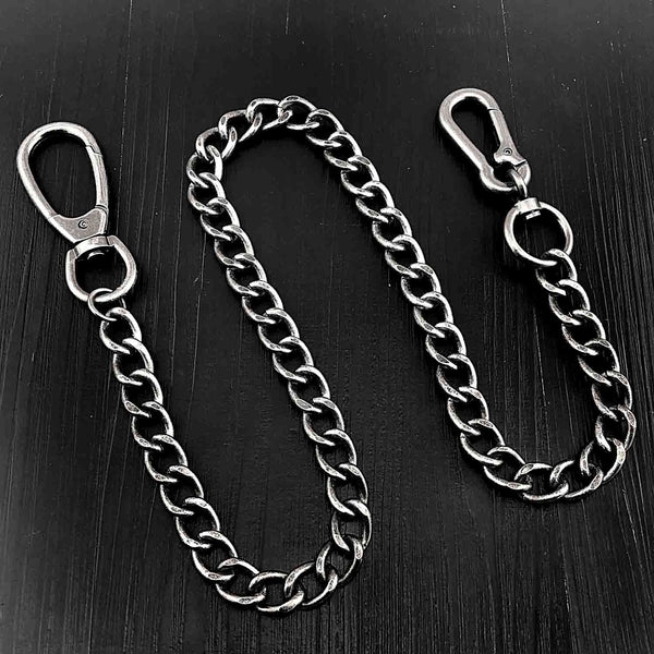 Cool Silver Mens STAINLESS STEEL Pants Chain Wallet Chain Long Biker Wallet CHain For Men - imessengerbags