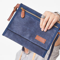 Mens Canvas Slim Cool Messenger Bag Side Bag Canvas Shoulder Bag for Men