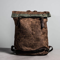 Vintage Canvas Backpack for men Travel Bag for men - imessengerbags