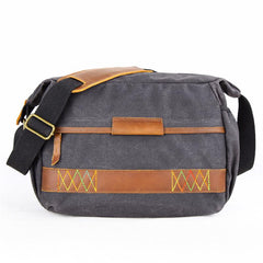 GREEN Waxed CANVAS 13'' MENSCANON Waterproof CAMERA SIDE BAG NIKON CAMERA SHOULDER BAG DSLR CAMERA MESSENGER BAG FOR MEN