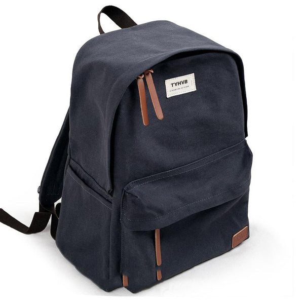 Cool Canvas Mens 15'' Green Computer Backpack Khaki Travel Backpack School Backpack for Men - imessengerbags