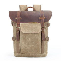 GREEN LARGE CANVAS WATERPROOF MENS CANON CAMERA BACKPACK NIKON CAMERA BAG DSLR CAMERA BAG FOR Women - imessengerbags
