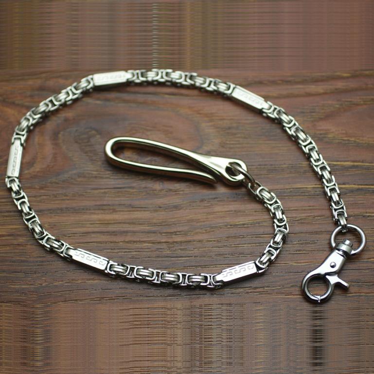 Cool Men's Stainless Steel Silver Jeans Chain Jean Chain Pants Chain Wallet Chain For Men - imessengerbags