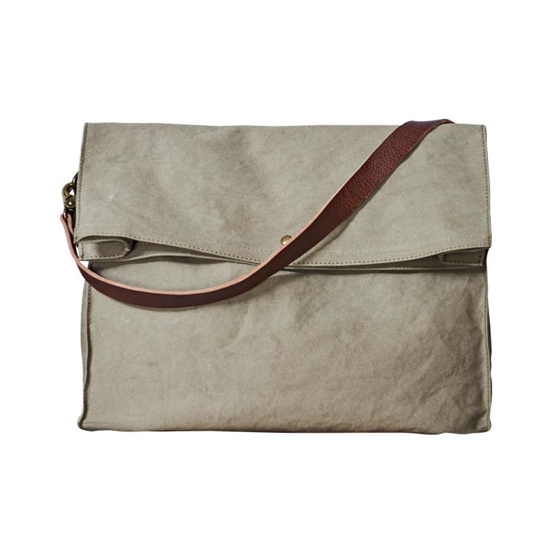 Canvas Mens 14 inches Side Bags Canvas Satchel Messenger Bags Canvas Travel Courier Bag for Men - imessengerbags