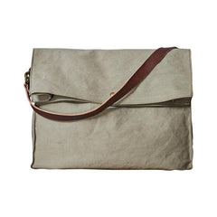 Canvas Mens 14 inches Side Bags Canvas Satchel Messenger Bags Canvas Travel Courier Bag for Men - imessengerbags
