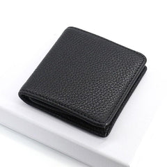 Leather Mens Small Change Wallet Coin Wallet Front Pocket Wallet for Men